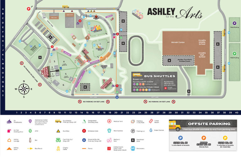 2022 Event Map Ashley For The Arts