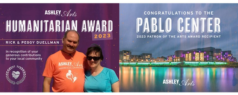 Ashley for the Arts will Award the “Humanitarian Award” and “Patron of the Arts” at 2023 Event
