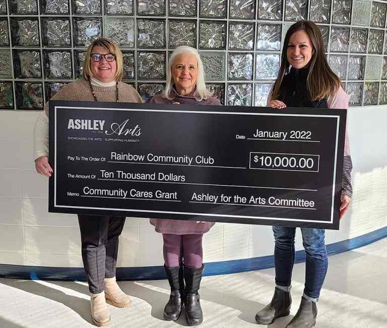 Ashley for the Arts Awards $10,000 to Rainbow Community Club Through Community Cares Grant