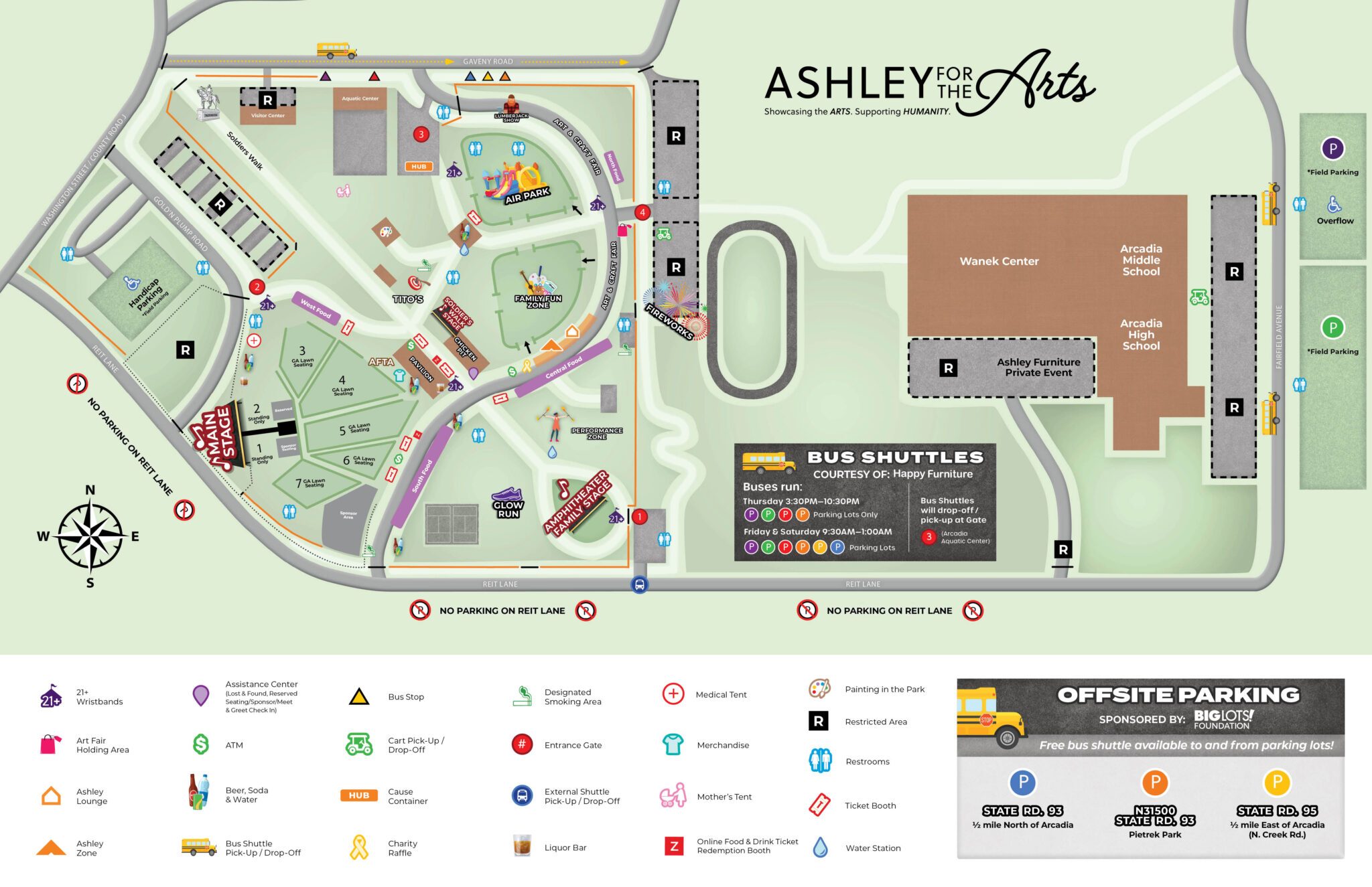 Event Map – Ashley for the Arts